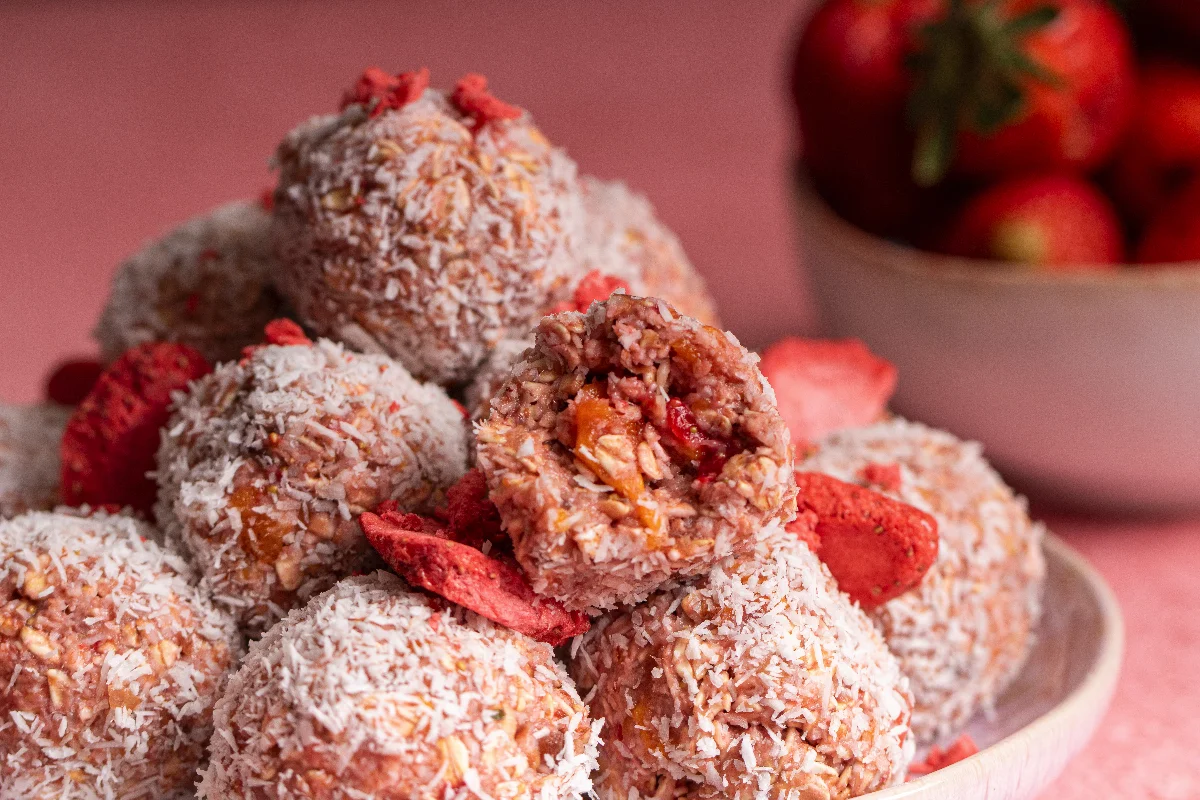 Erdbeer Energy Balls