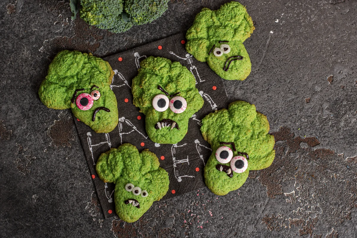 Brokkoli-Monster-Kekse