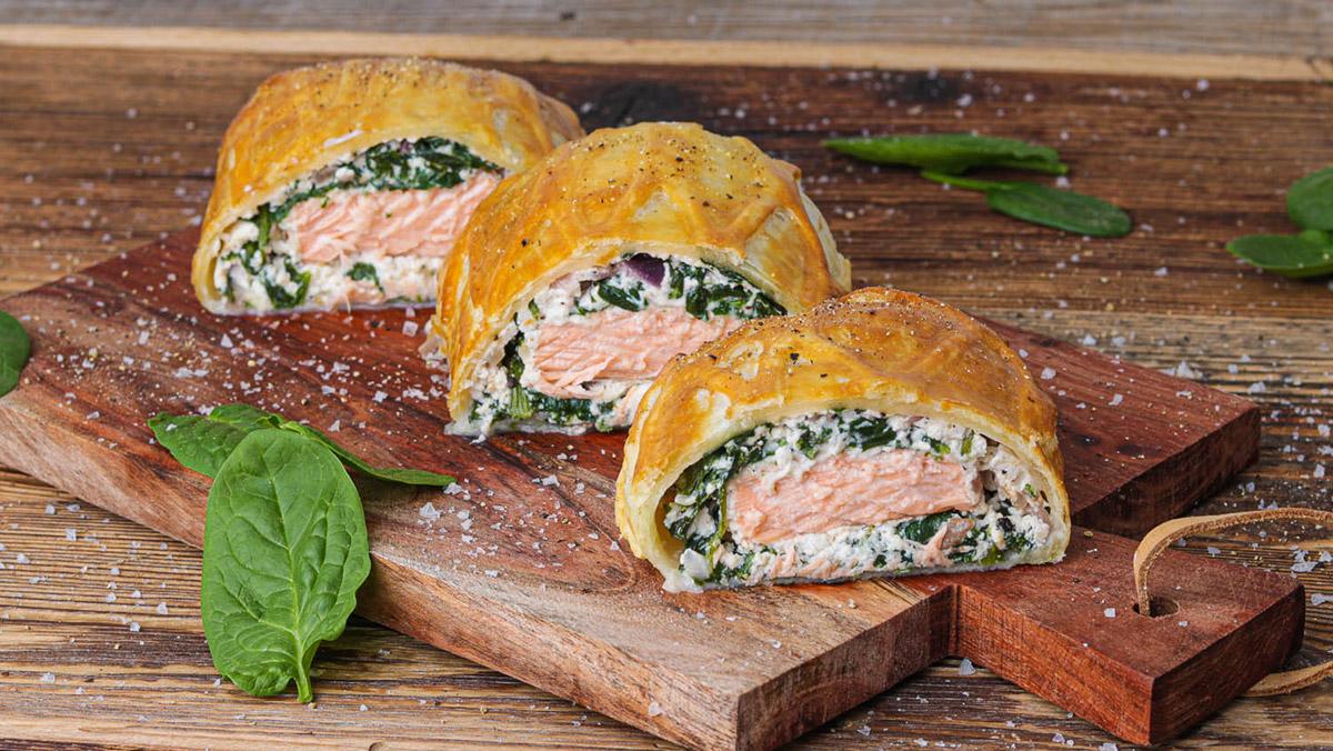 Lachs Wellington (perfekt zum Feierabend)