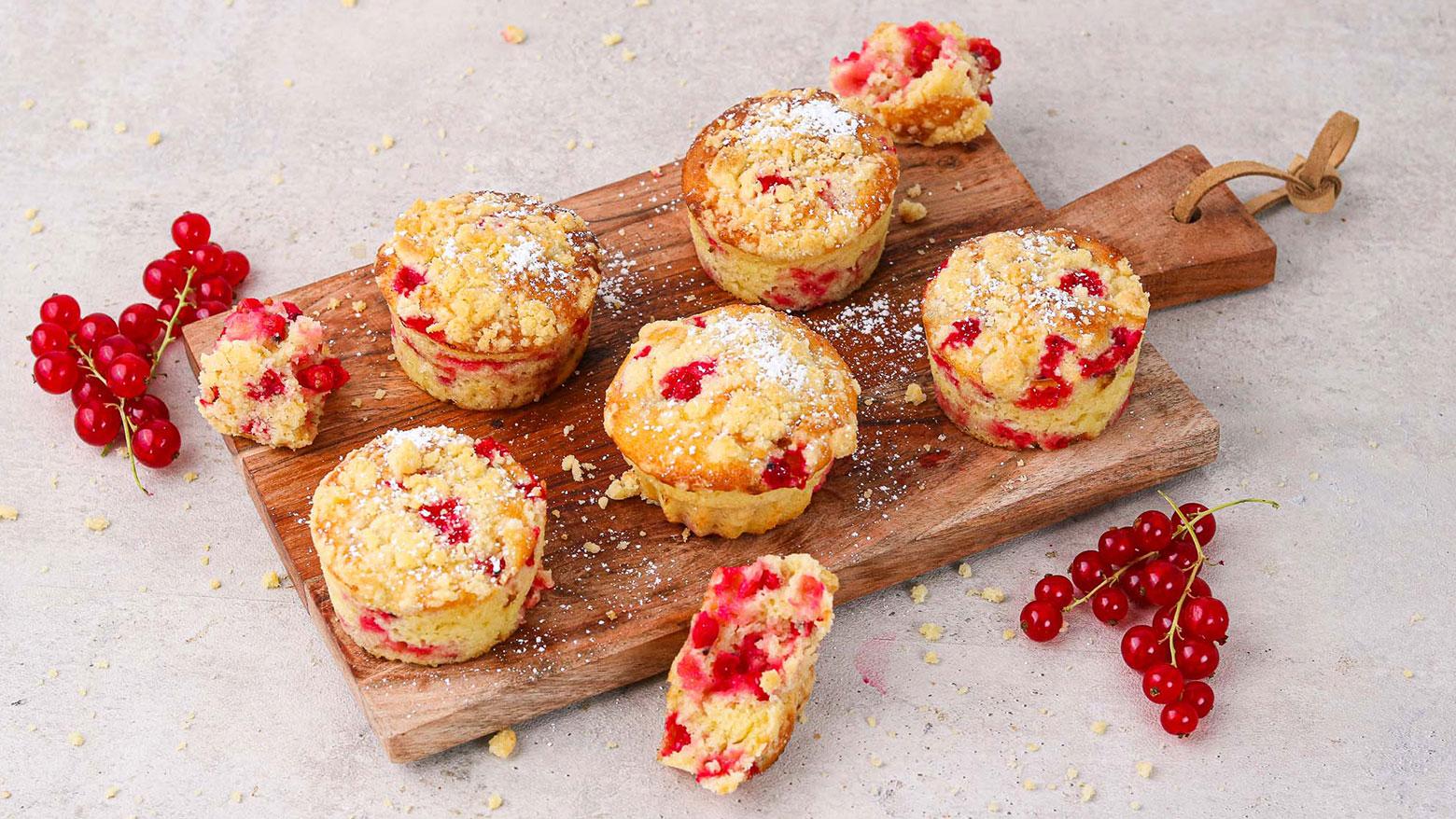 Johanissbeeren-Joghurt-Muffins
