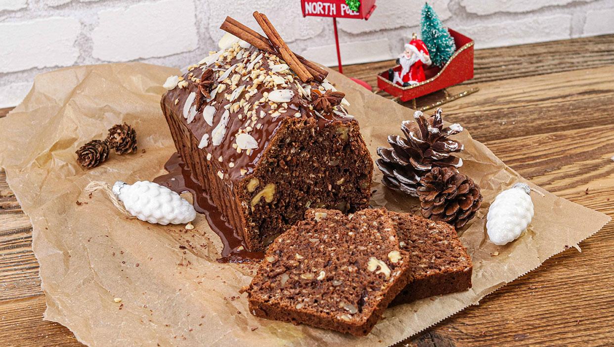 Schoko-Bananen-Lebkuchenbrot