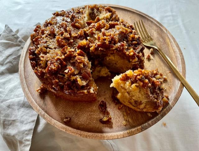 Pekannuss Upside-Down Cake