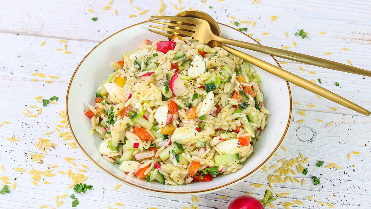 Nudelreis-Salat (Beilage)