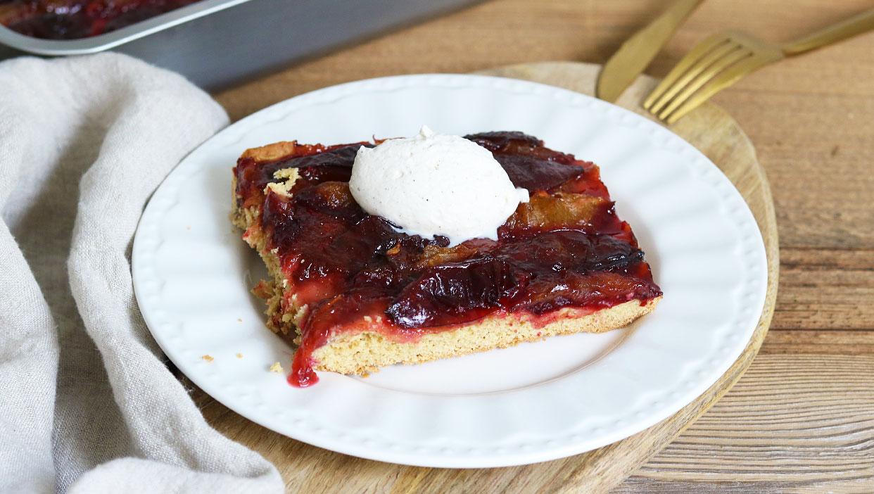 Zwetschgendatschi Tarte Tartin Stil