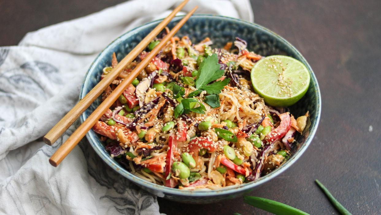 Thai-Nudelsalat