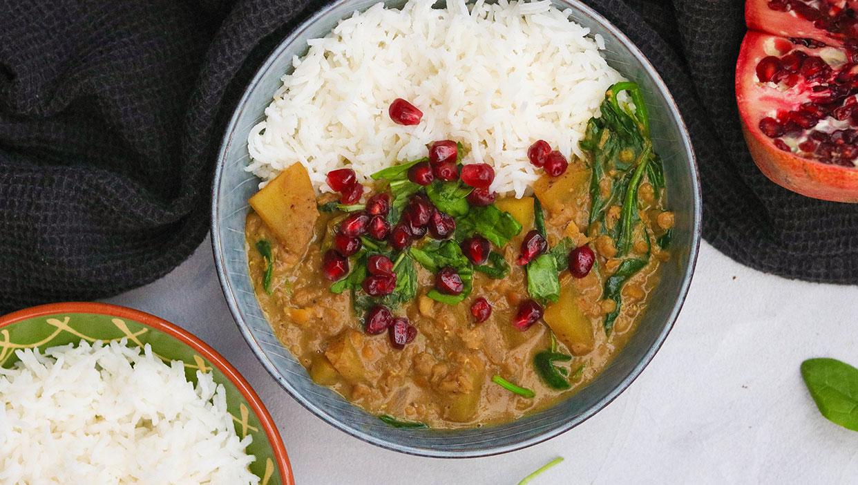 PurPur Kartoffeln-Linsen-Curry