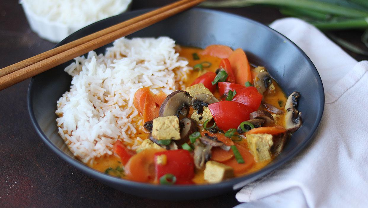 Rotes Thai Curry (vegan)