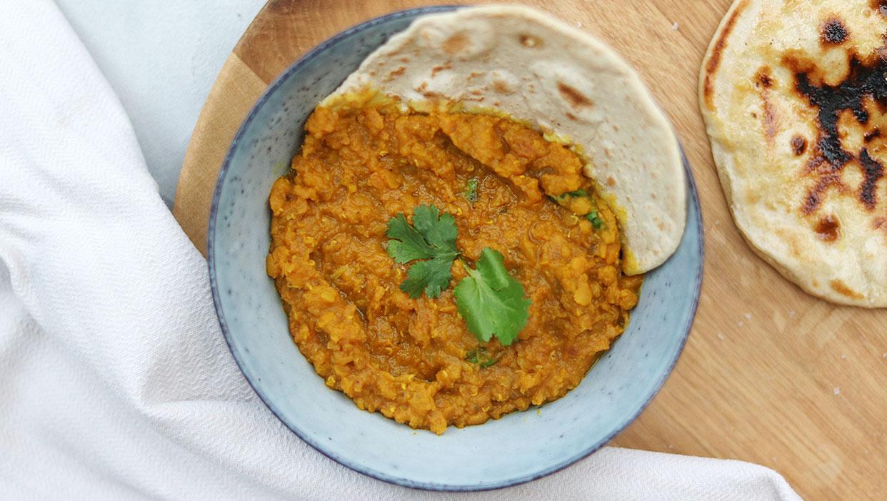 Rotes Linsen Dahl (vegan)