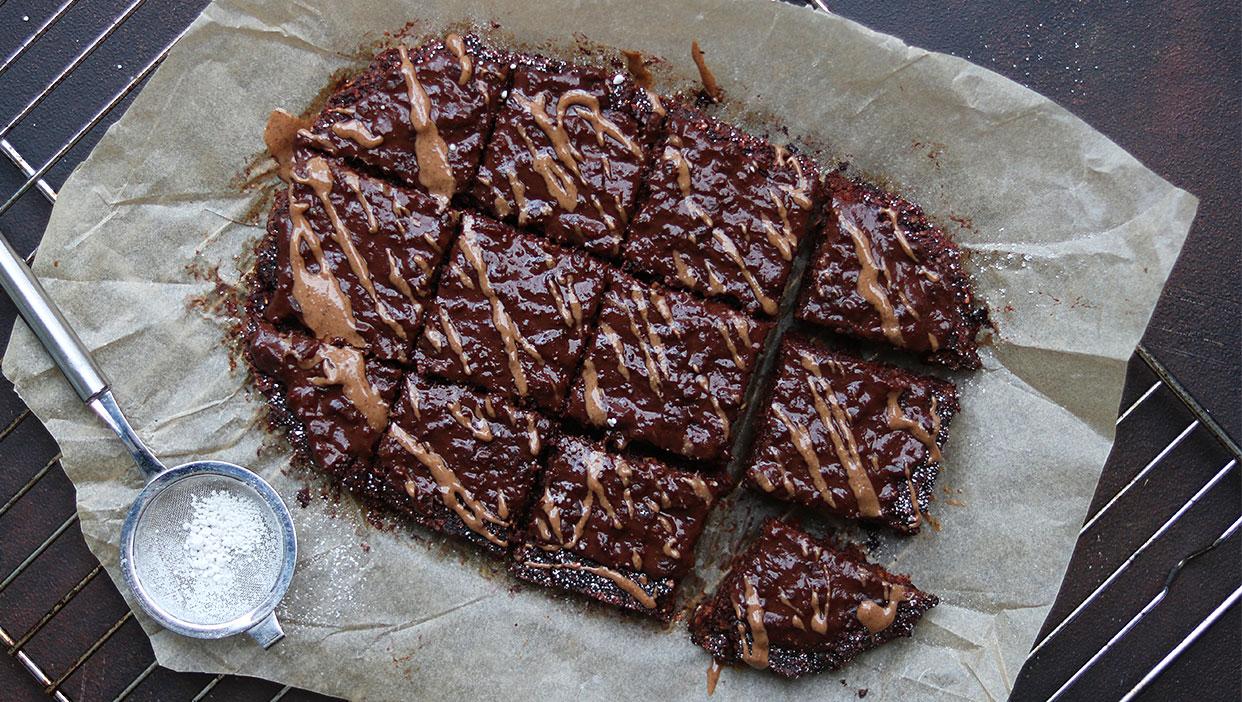 Fluffige Rote Bete Brownies