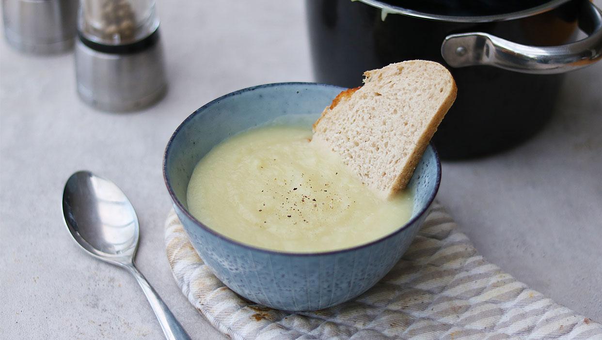 Schnelle Kartoffel-Kohlrabi-Suppe