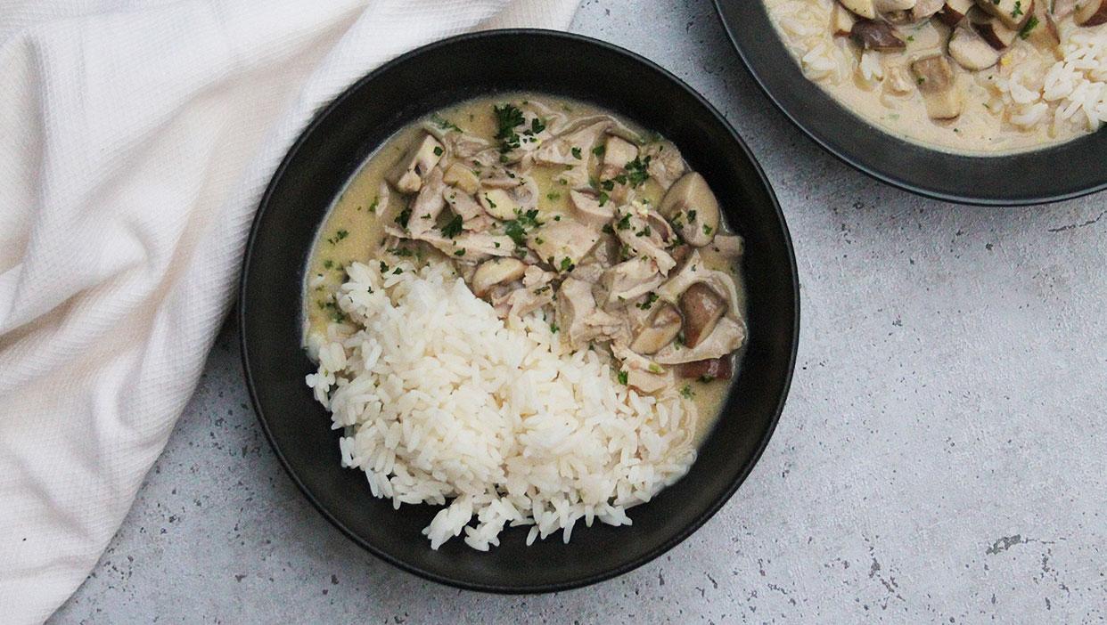 Herbstliches Hühner-Fricassee