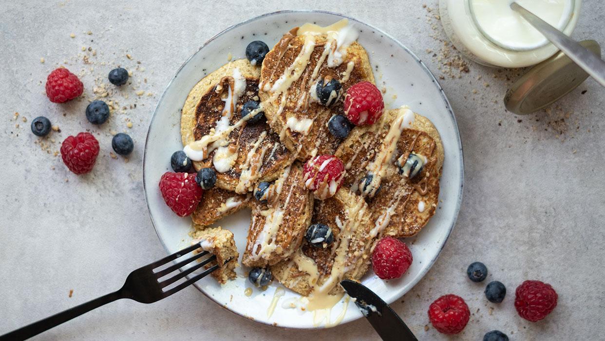 Fluffige Haferpower Pancakes