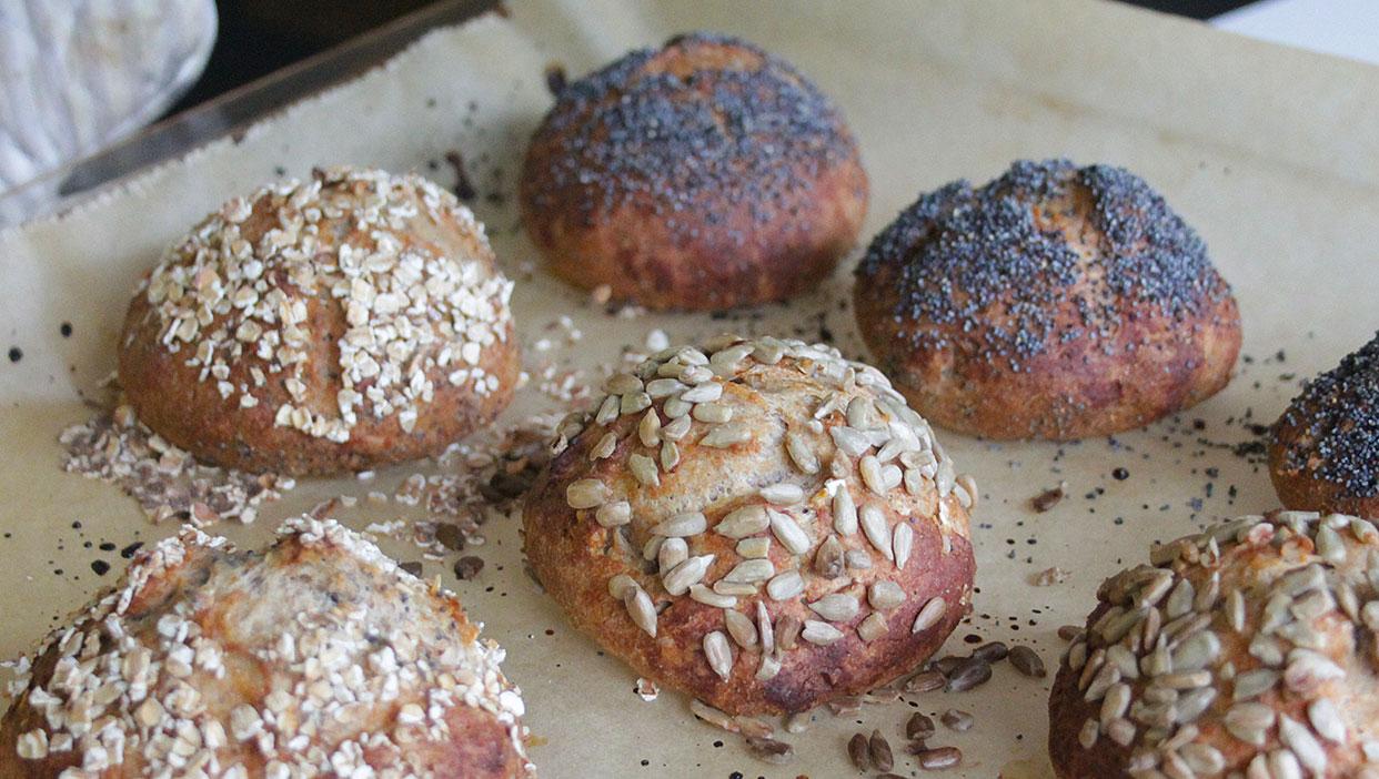 Einfache Sonntags-Blitz-Brötchen