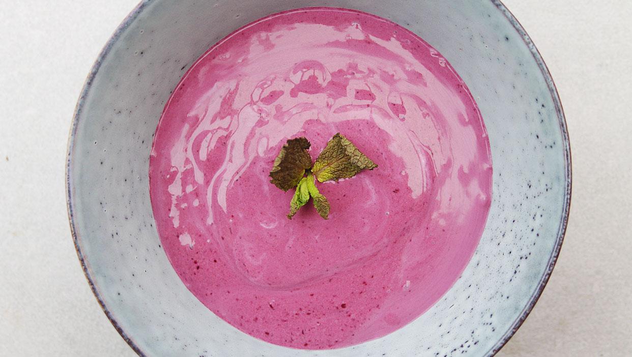 Einfache Beeren-Quark-Bowl