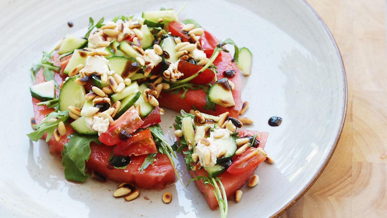 Wassermelonen-Pizza italiano à la Foodoholic