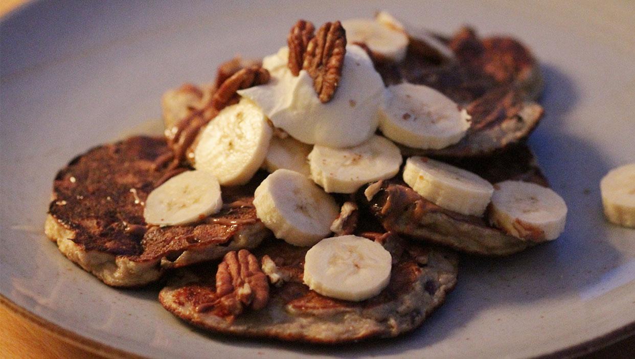Einfache 4-Zutaten Pancakes