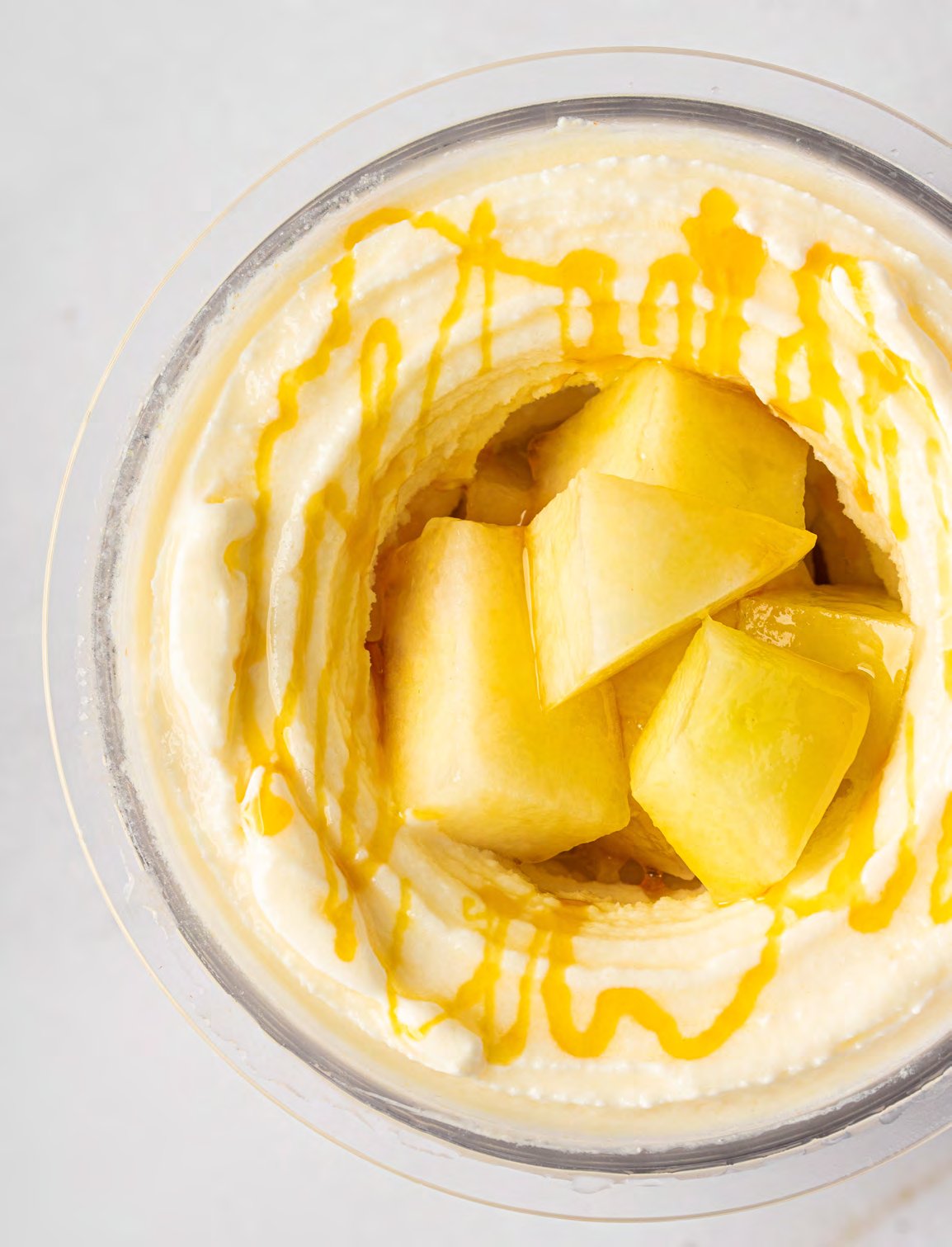 Honigmelonen Frozen Joghurt