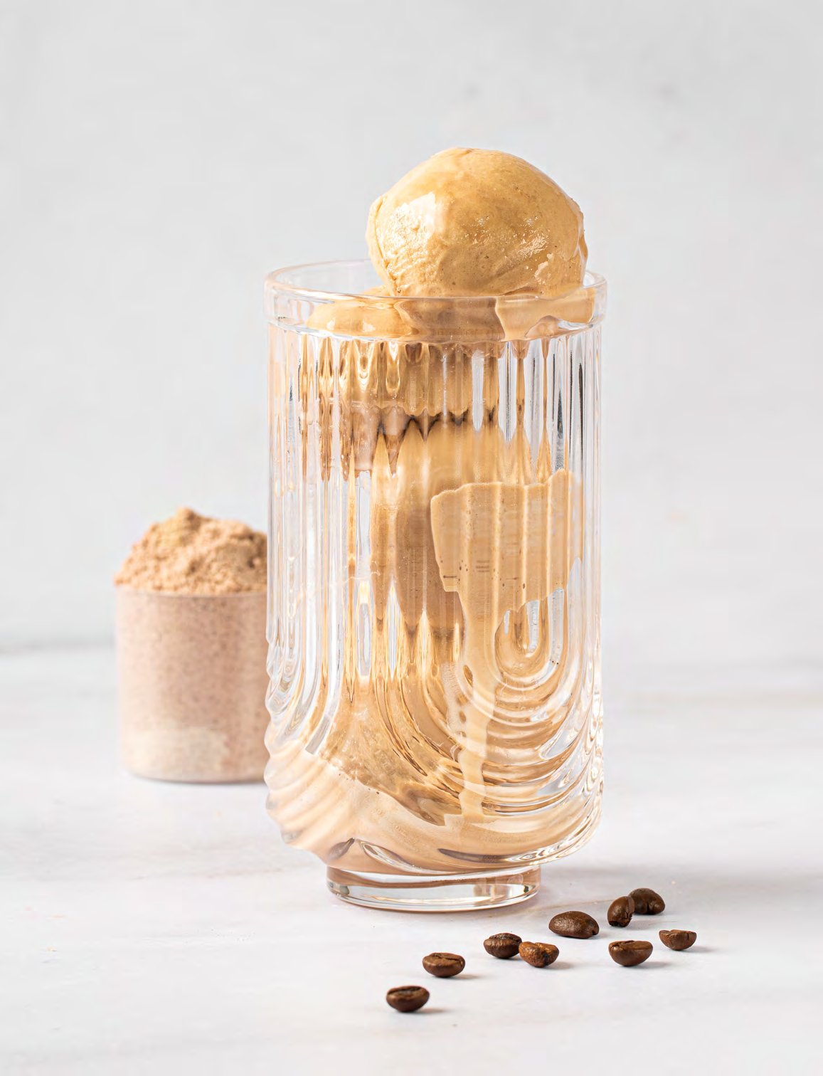 Protein Kaffee-Vanille Eis
