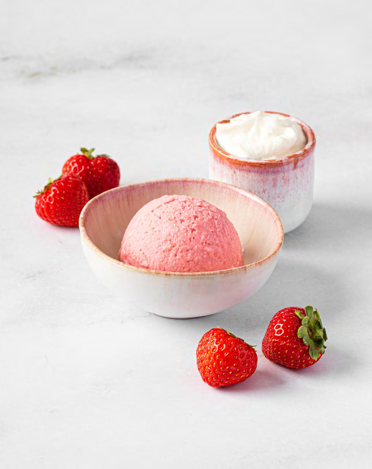 Erdbeer Protein Eis