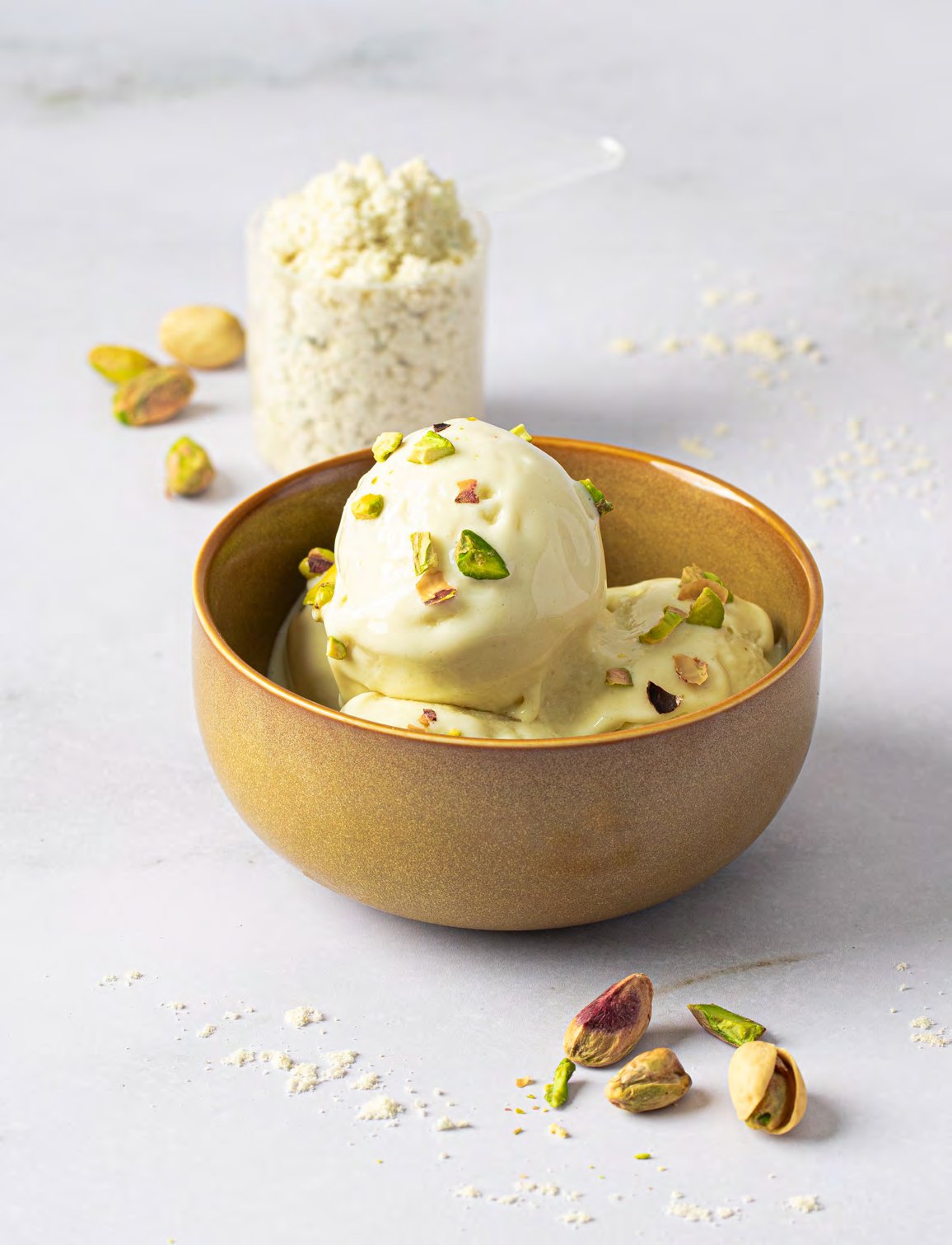 Protein Pistazien Eis