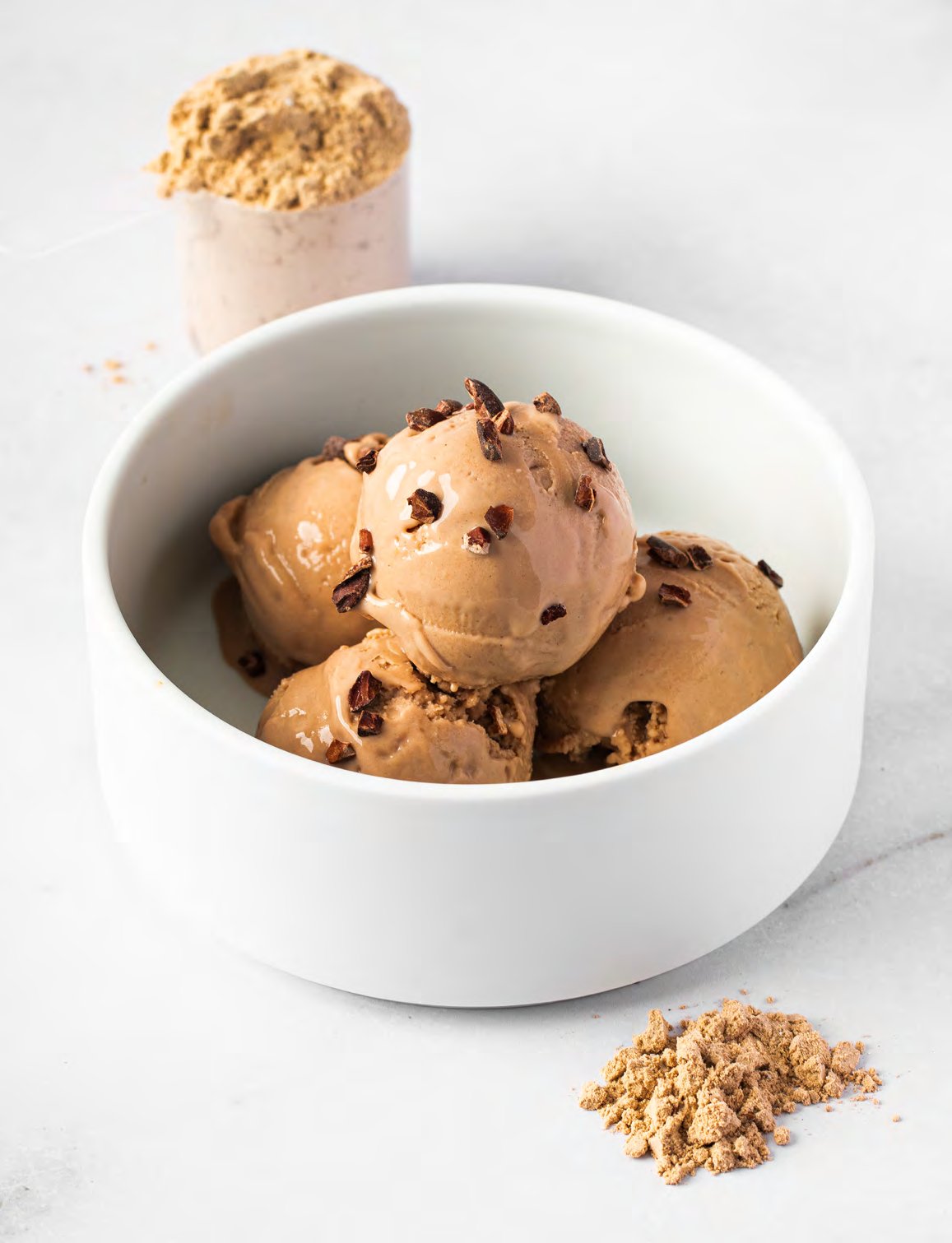 Schokoladen Protein Eis
