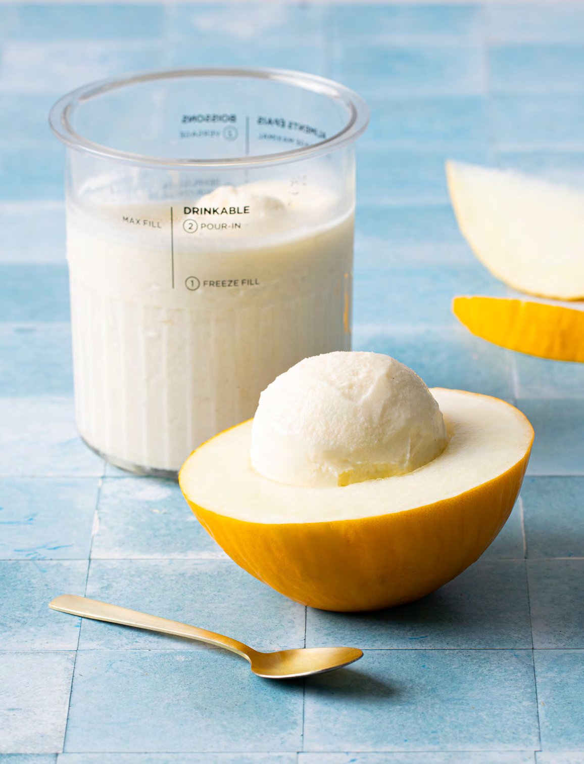 Honigmelonen Eis