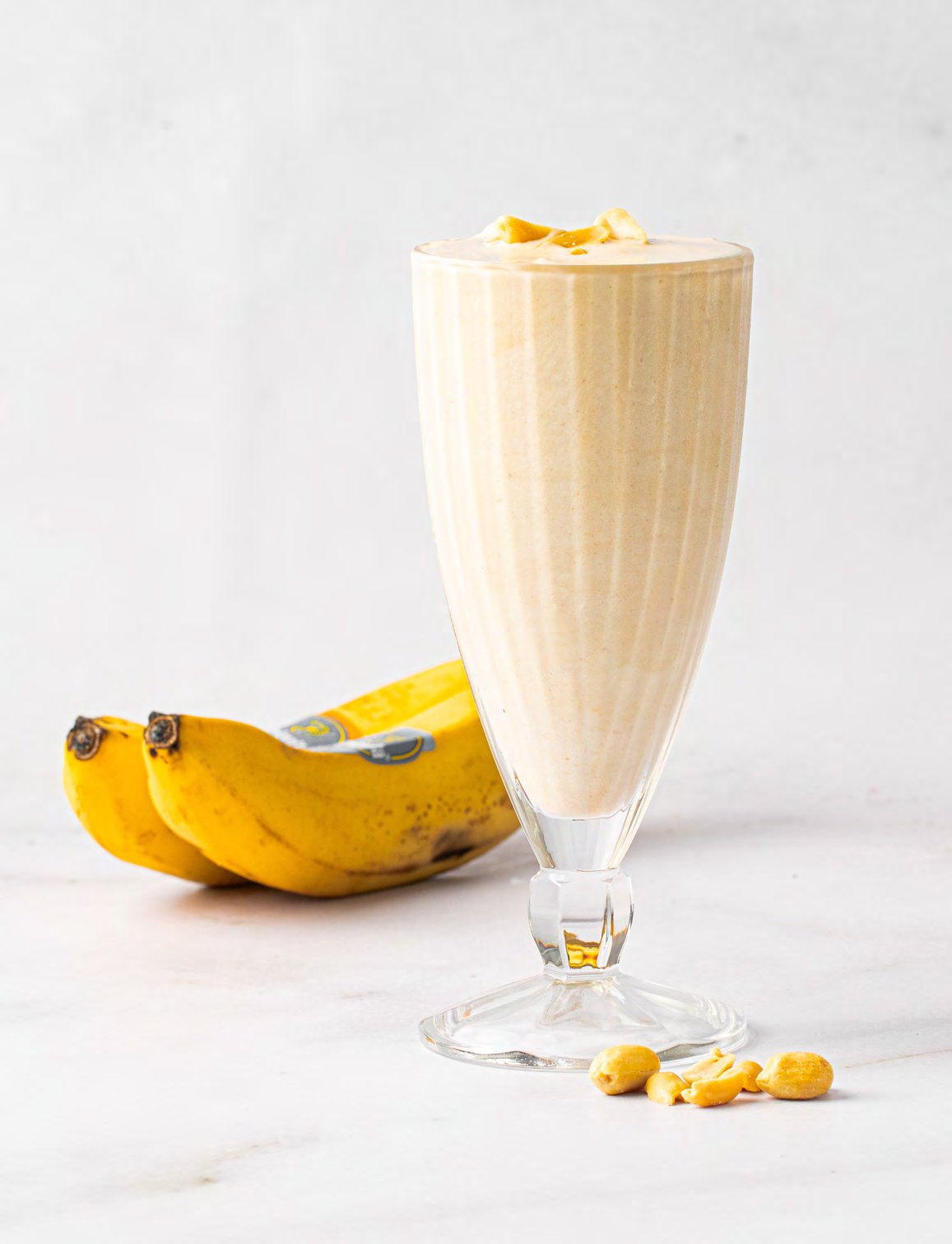 Bananen-Erdnuss Milkshake