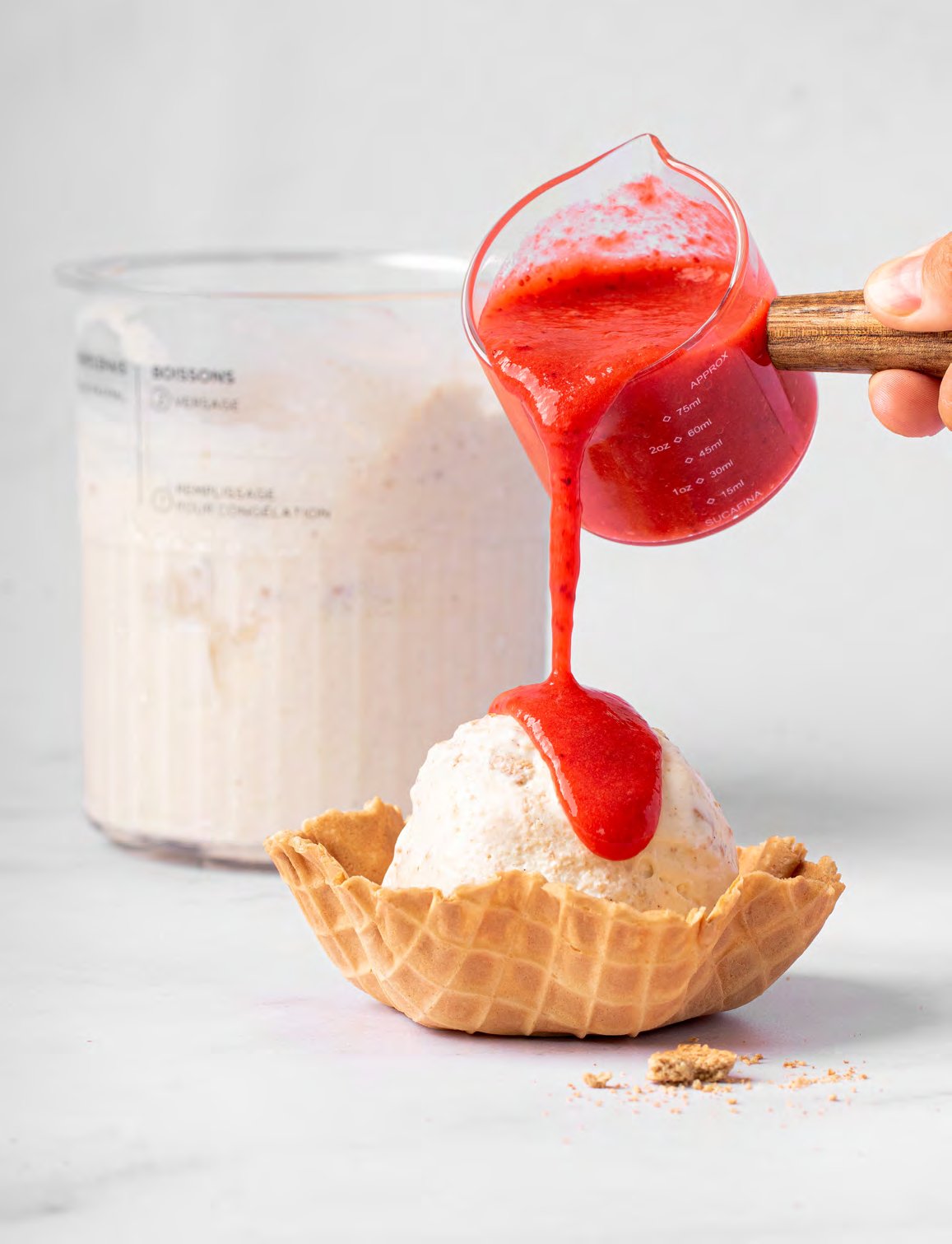 Cheesecake Eis mit