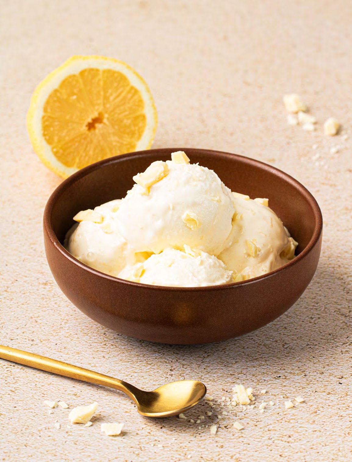 Buttermilch-Zitronen Eis