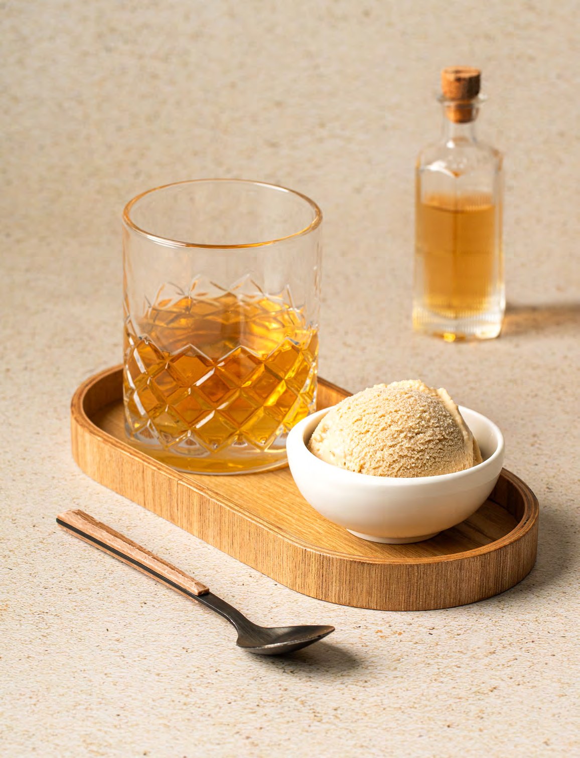 Cremiges Whiskey Eis