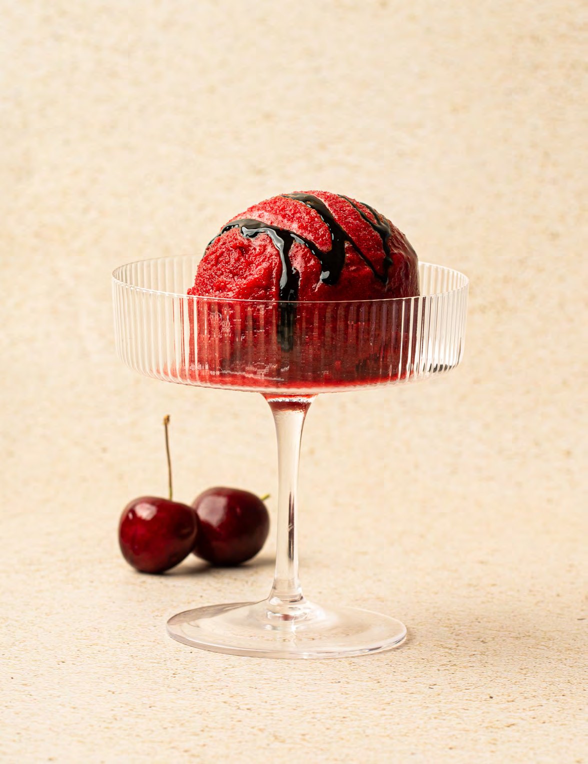 Kirsch-Balsamico Sorbet