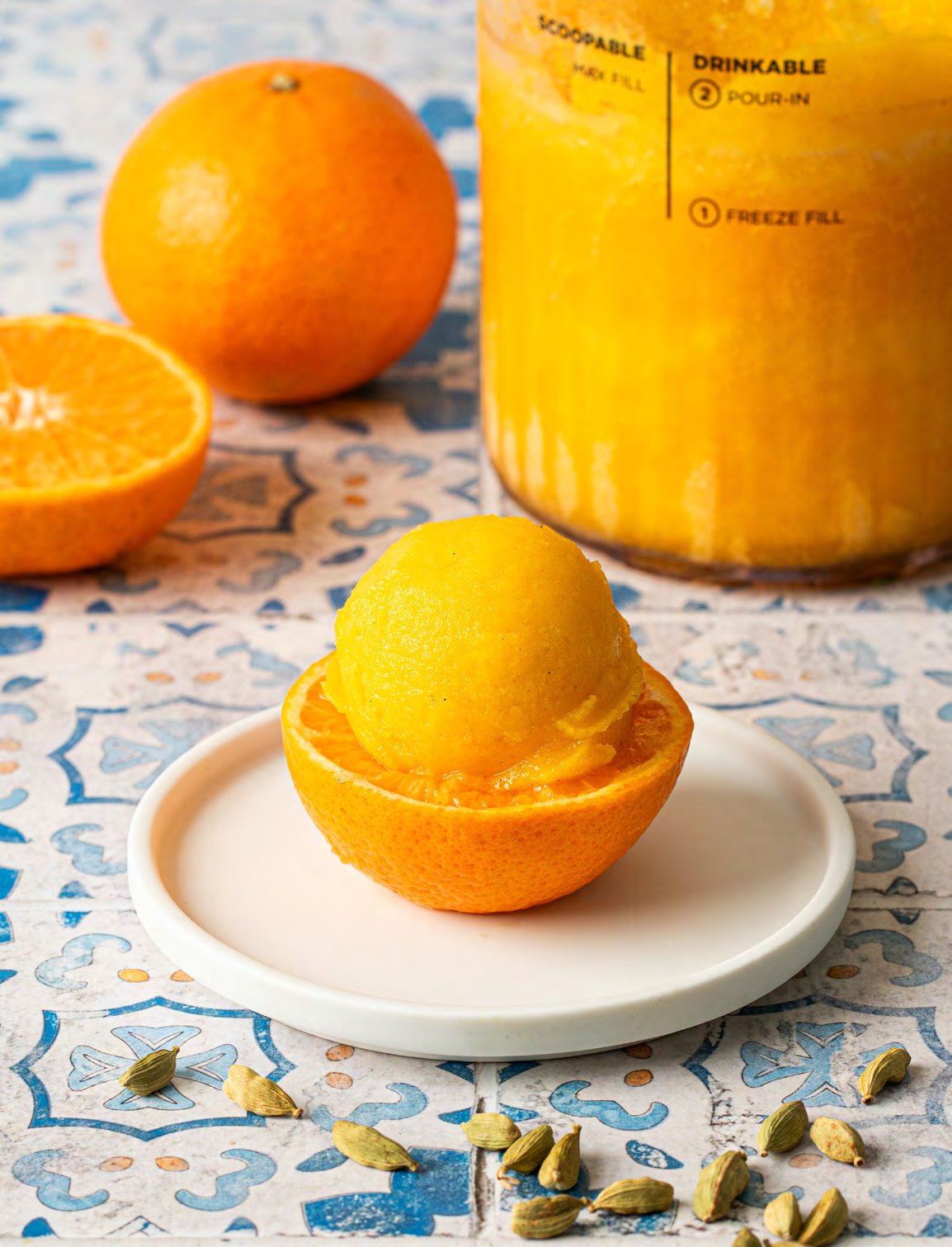 Mandarinen Sorbet
