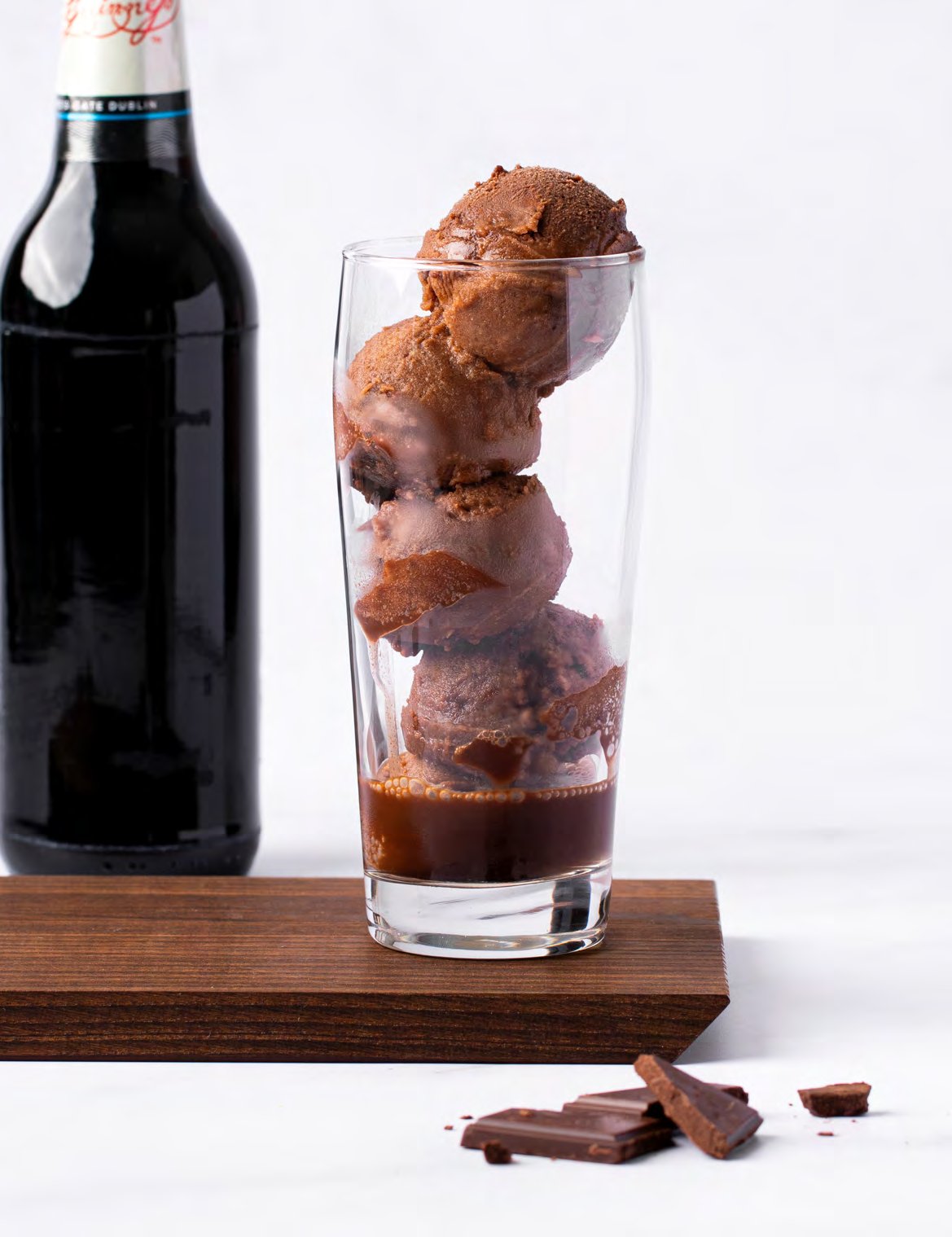 Schwarzbier-Schokoladen Sorbet