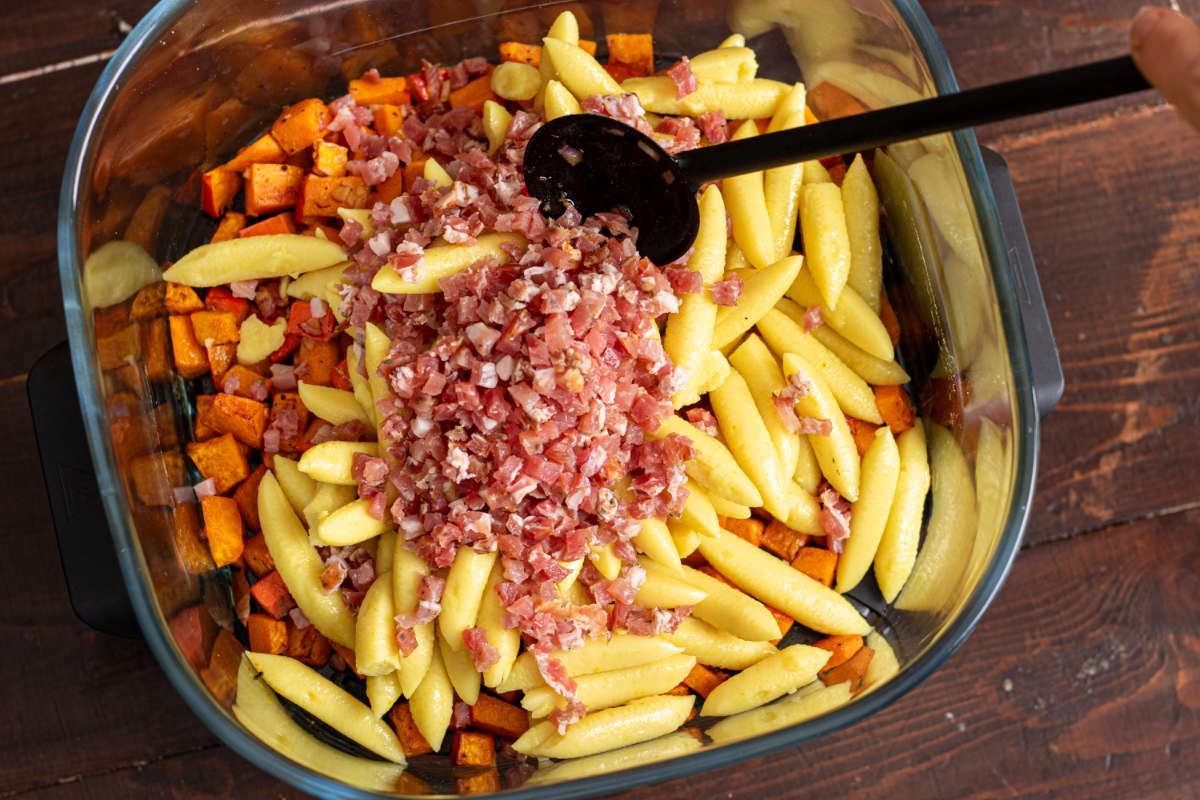 Herbstliche Schupfnudeln aus dem Airfryer - Schritt 3