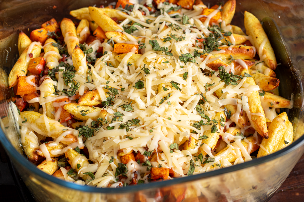 Herbstliche Schupfnudeln aus dem Airfryer - Schritt 5