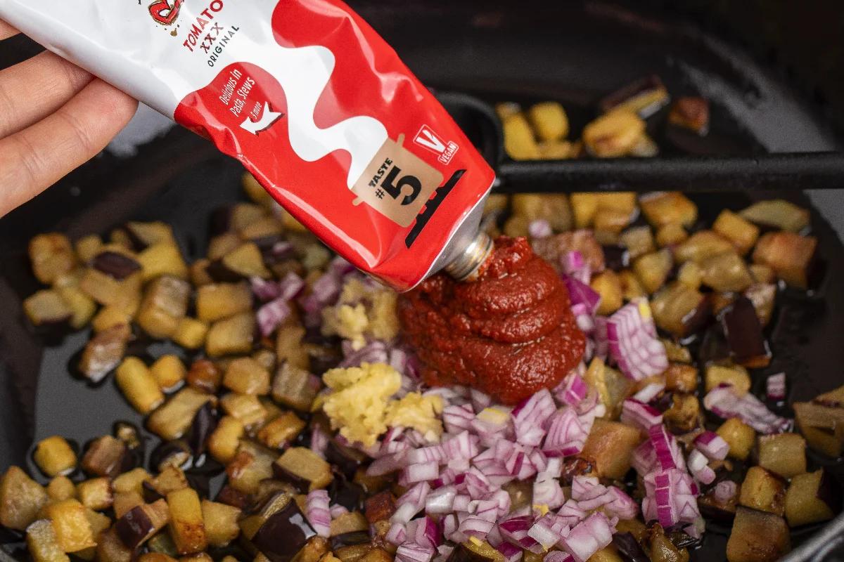 Schnelle Italienische Auberginen Pasta - Schritt 2