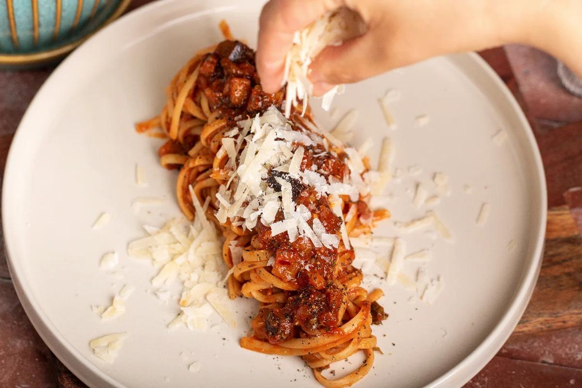 Schnelle Italienische Auberginen Pasta - Schritt 7