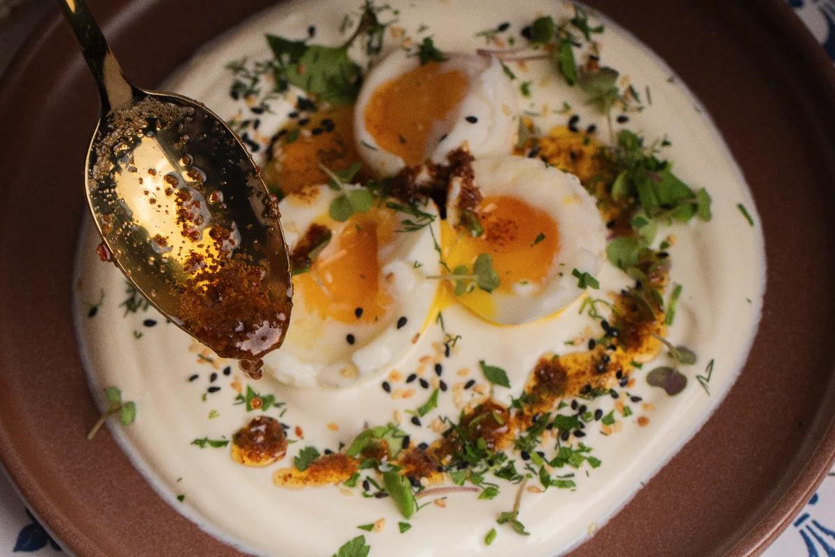Kühles Joghurt Ei Frühstück - Schritt 4