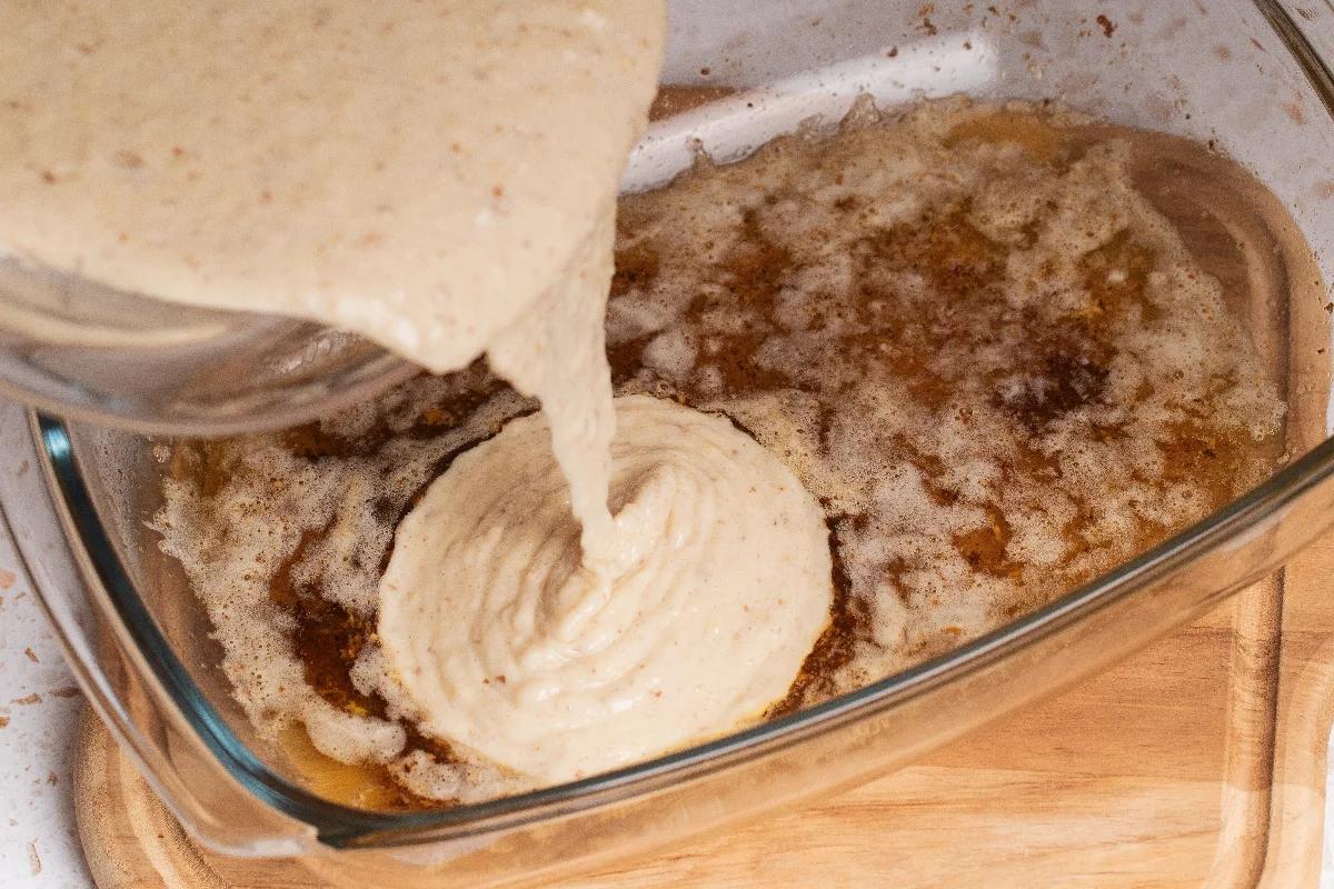 Warmer Pfirsich Auflauf mit Vanilleeis - Schritt 3