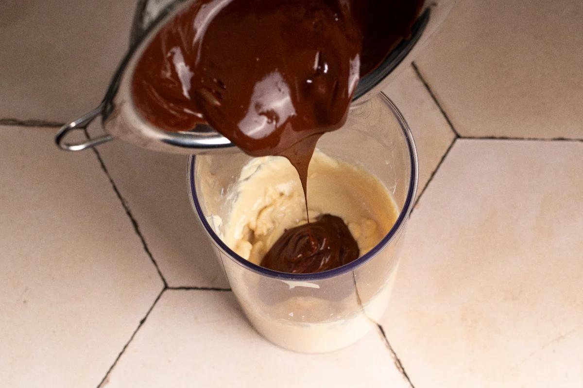 Vegane dunkle Schokoladenmousse - Schritt 2