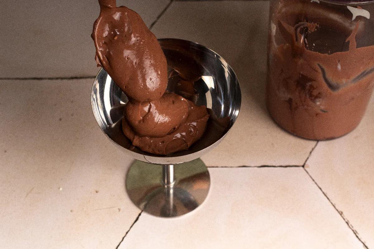 Vegane dunkle Schokoladenmousse - Schritt 3
