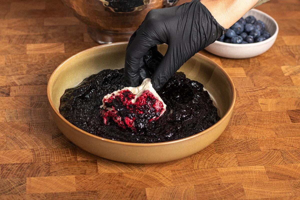 Blaubeer Foccacia - Schritt 2