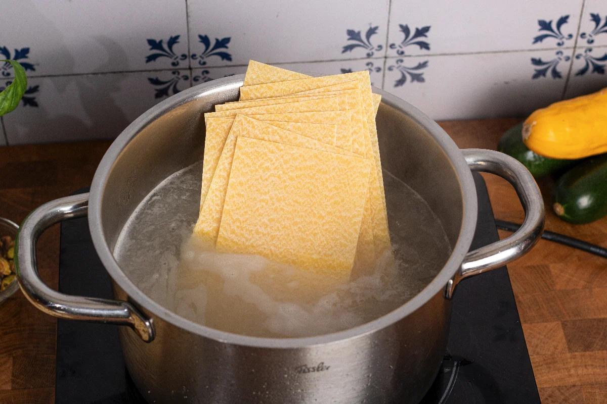 Schnelle offene Sommerlasagne - Schritt 1