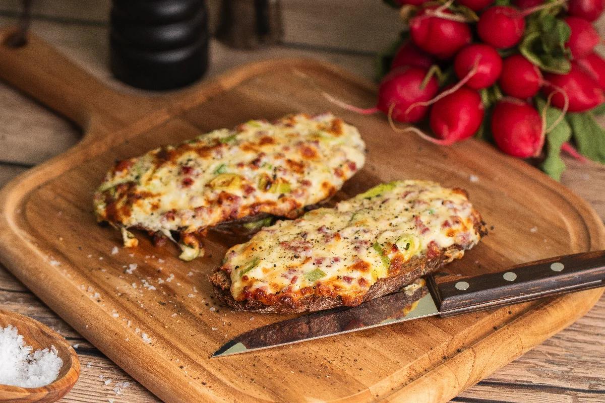 Blitzschnelle Flammkuchenstulle - Schritt 3