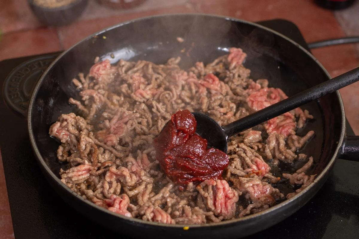 Gochujang Hackfleisch Bowl - Schritt 3
