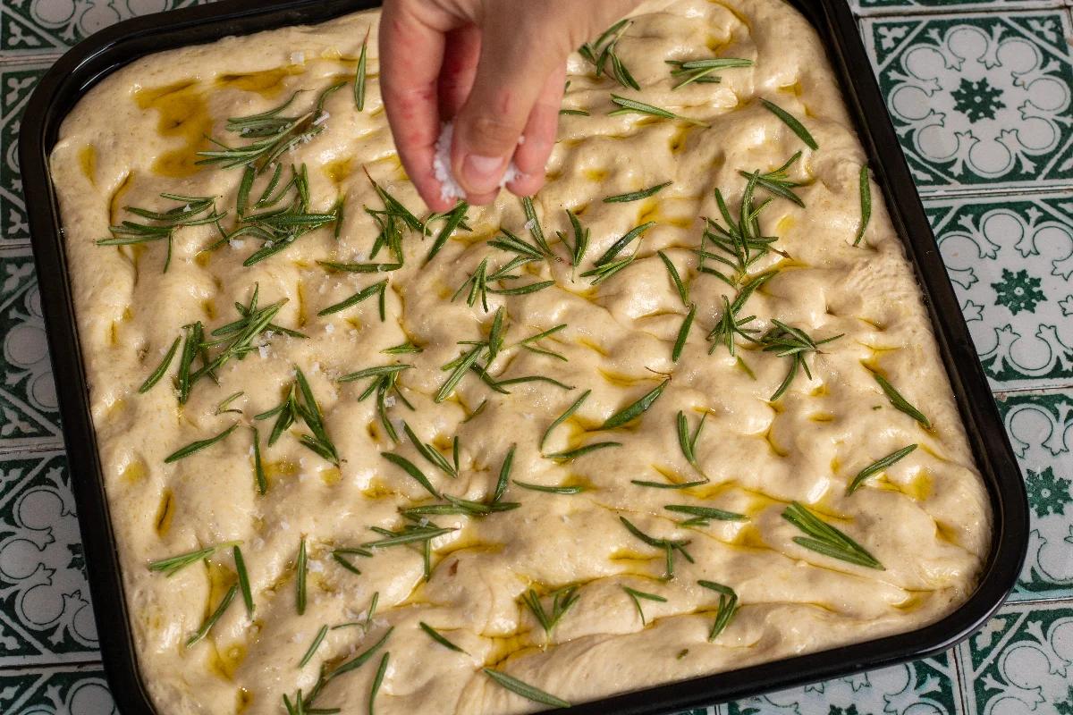Klassisches Foccacia - Schritt 2
