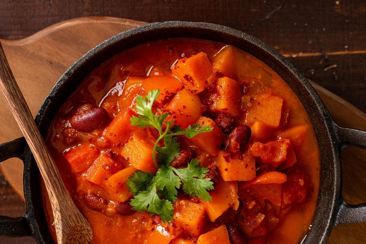 Veganes Süßkartoffel Chili