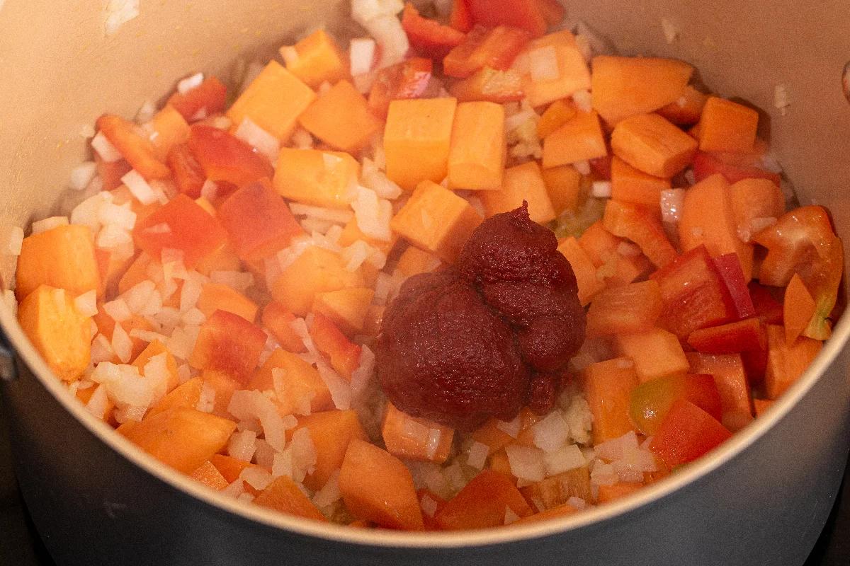 Veganes Süßkartoffel Chili - Schritt 2
