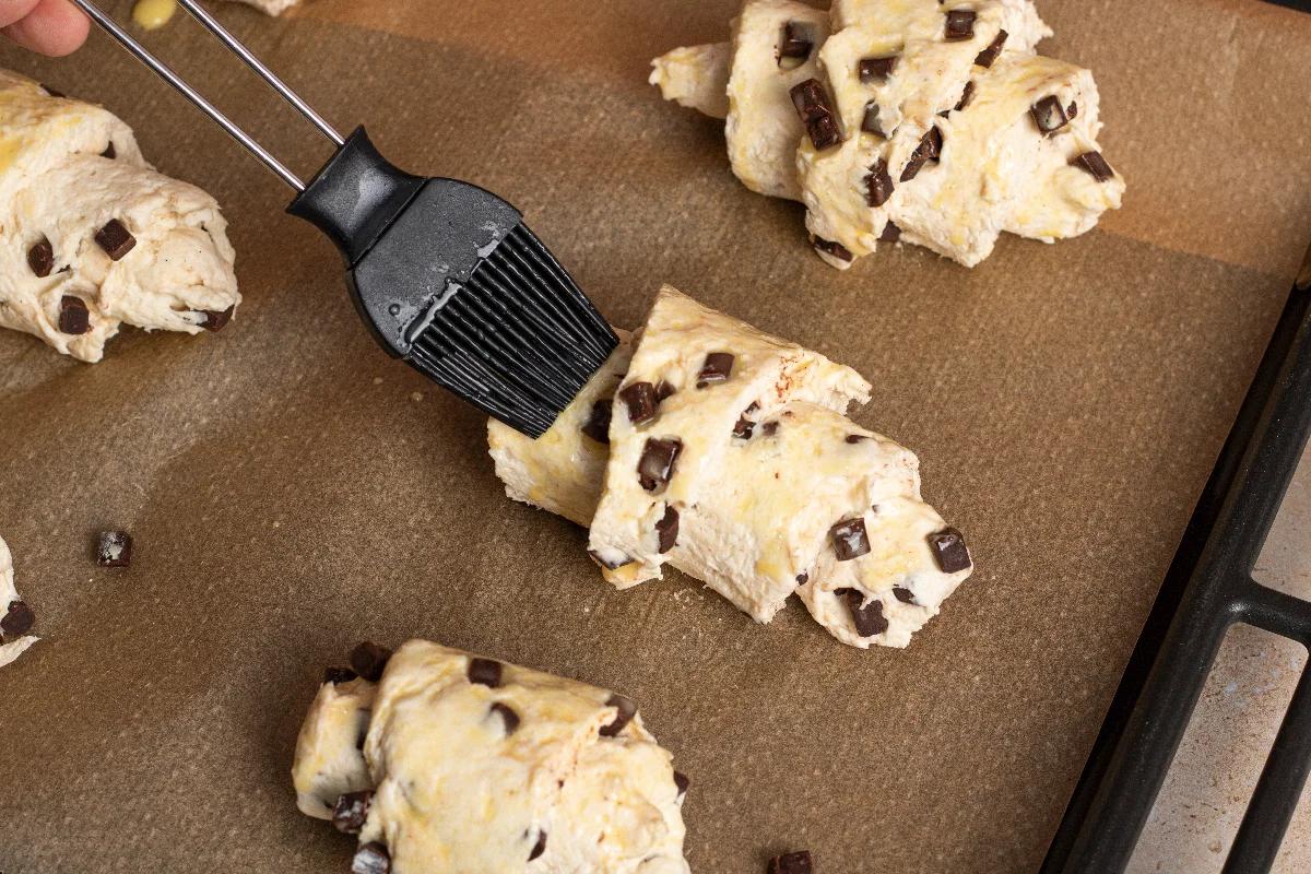 Protein-Croissants mit Schokolade - Schritt 4