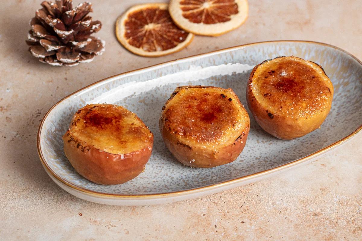 Bratapfel-Crème-brûlée